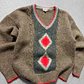 1970s sweater vintage  lana gruesa (S) - Miniatura 3