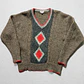 1970s sweater vintage  lana gruesa (S) - Miniatura 2