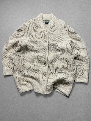 Abrigo 100% lana grueso peso pesado (XL)