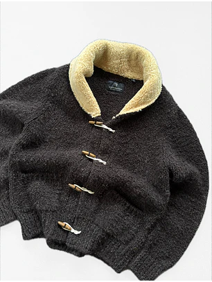 Sweater grueso 40 % lana (L)