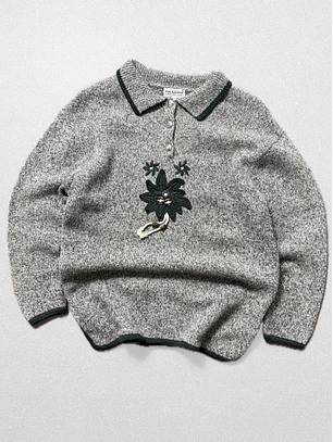 Sweater vintage lana (L)