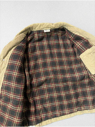Chaqueta cotele 90s gruesa con forro (M)