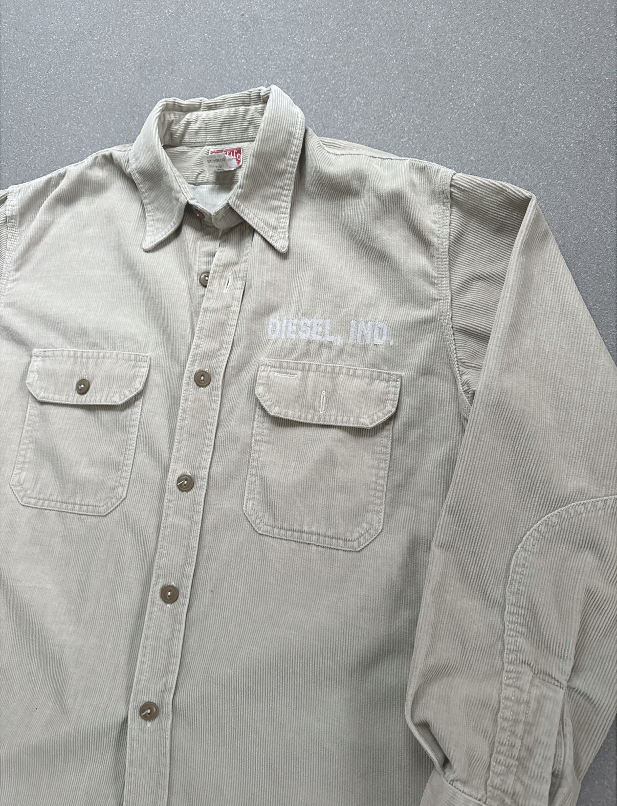 Diesel sobrecamisa gruesa cotele vintage (L) 2