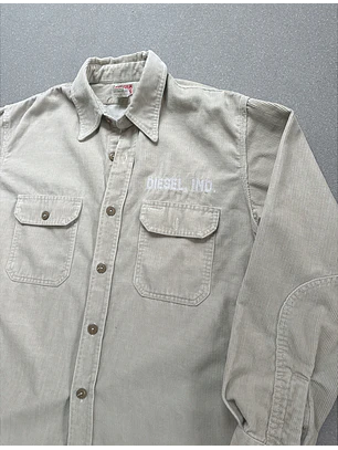Diesel sobrecamisa gruesa cotele vintage (L)