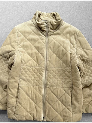 Chaqueta cotele acolchada vintage  (L)