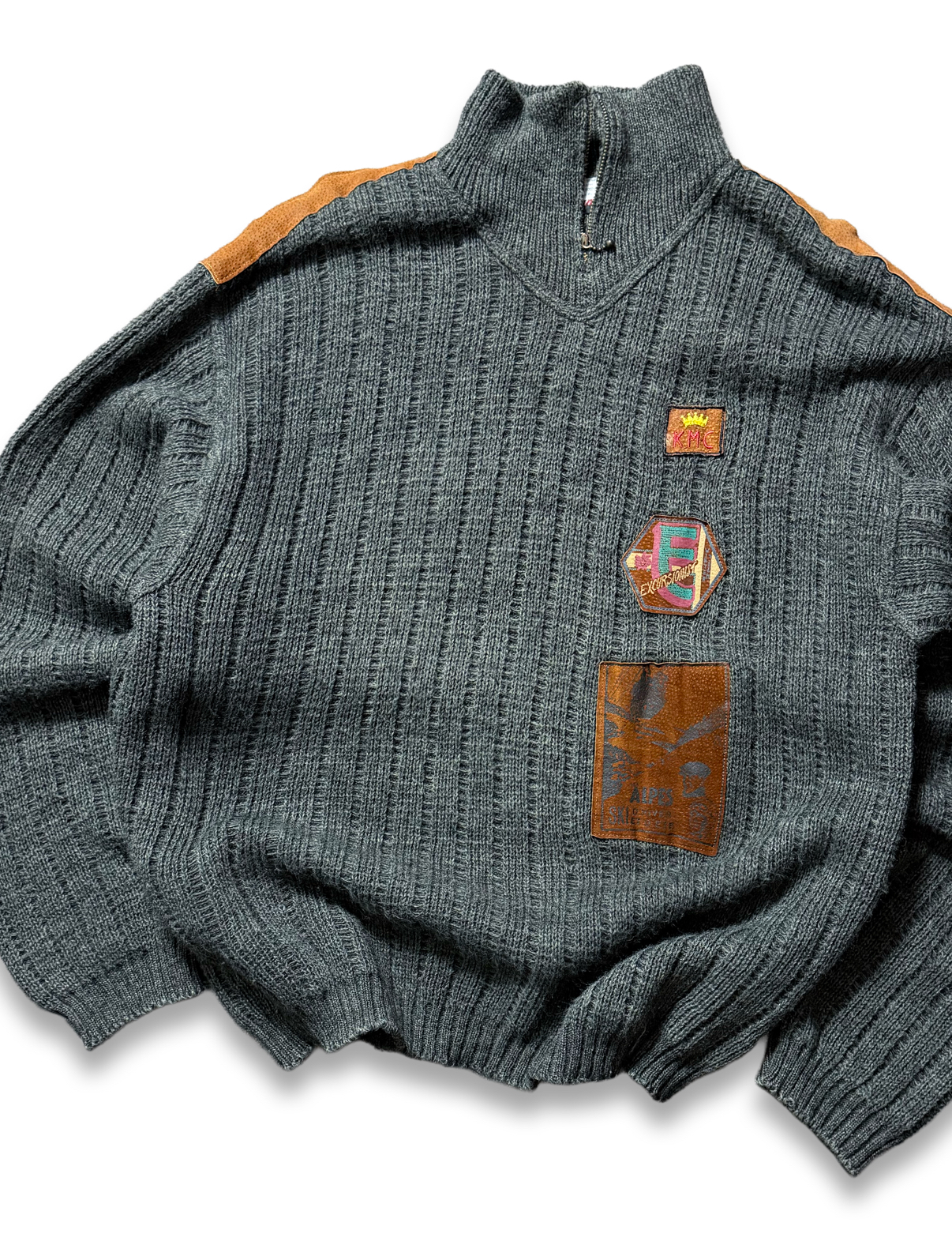 1980s sweater vintage 50% lana (L) 2