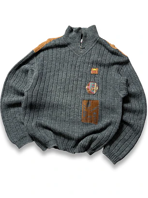 1980s sweater vintage 50% lana (L)