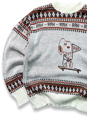 Snoopy sweater vintage (L)
