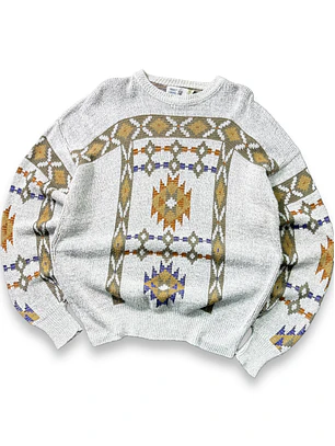 Sweater vintage etnico (XL)