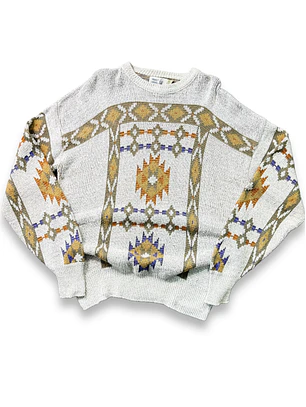 Sweater vintage etnico (XL)