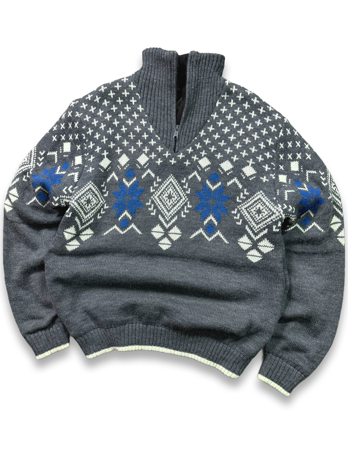 Sweater vintage grueso con forro (L) 1