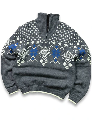 Sweater vintage grueso con forro (L)