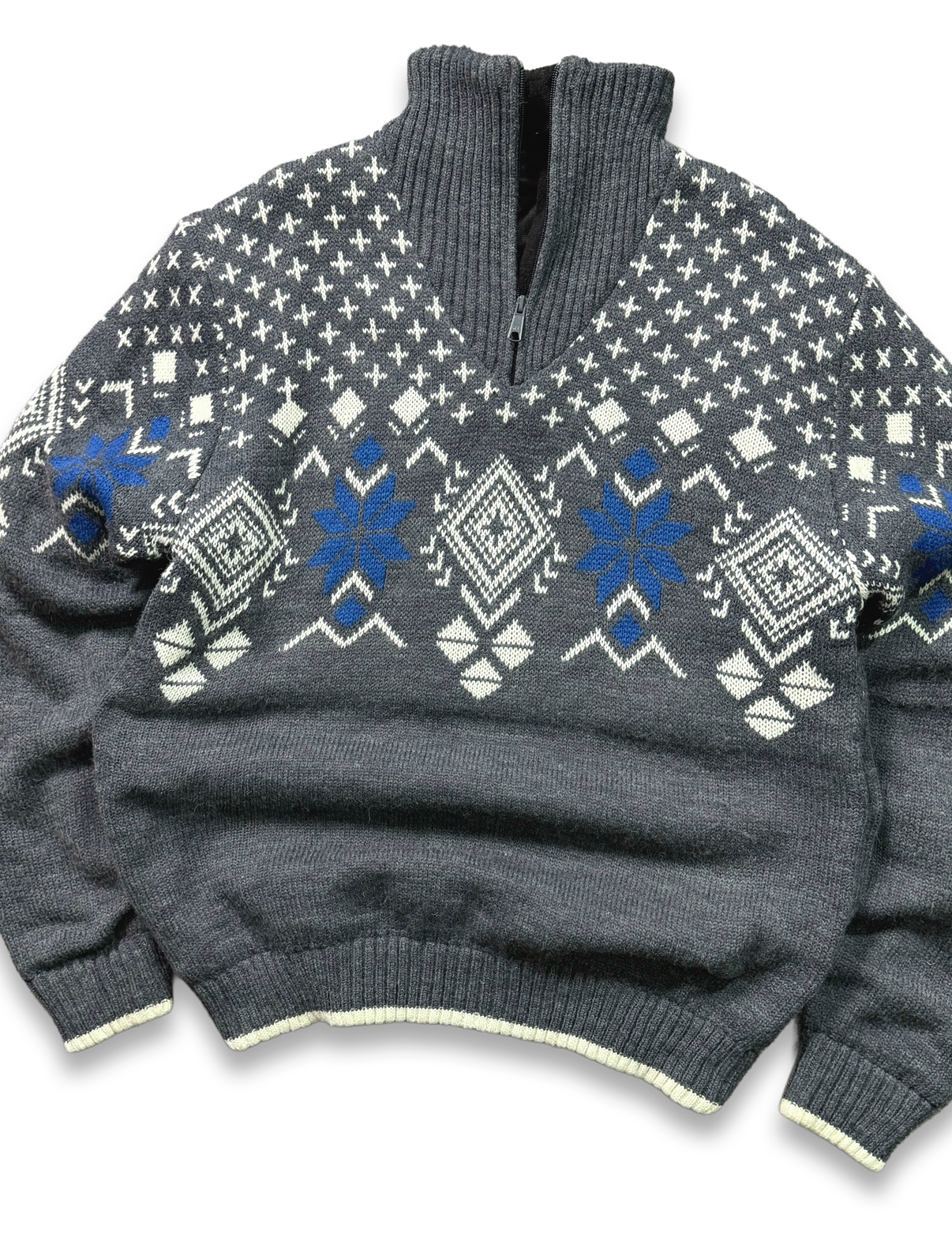 Sweater vintage grueso con forro (L) 2