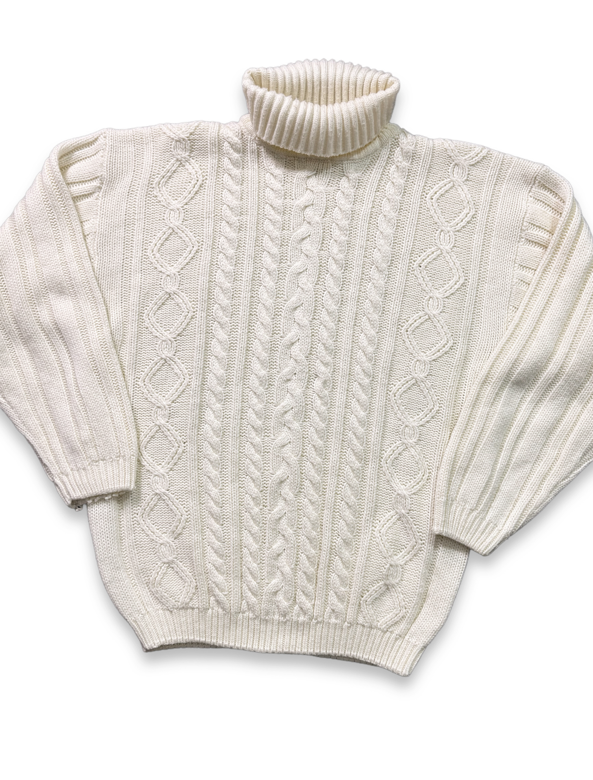 Sweater vintage trenzado (L) 2