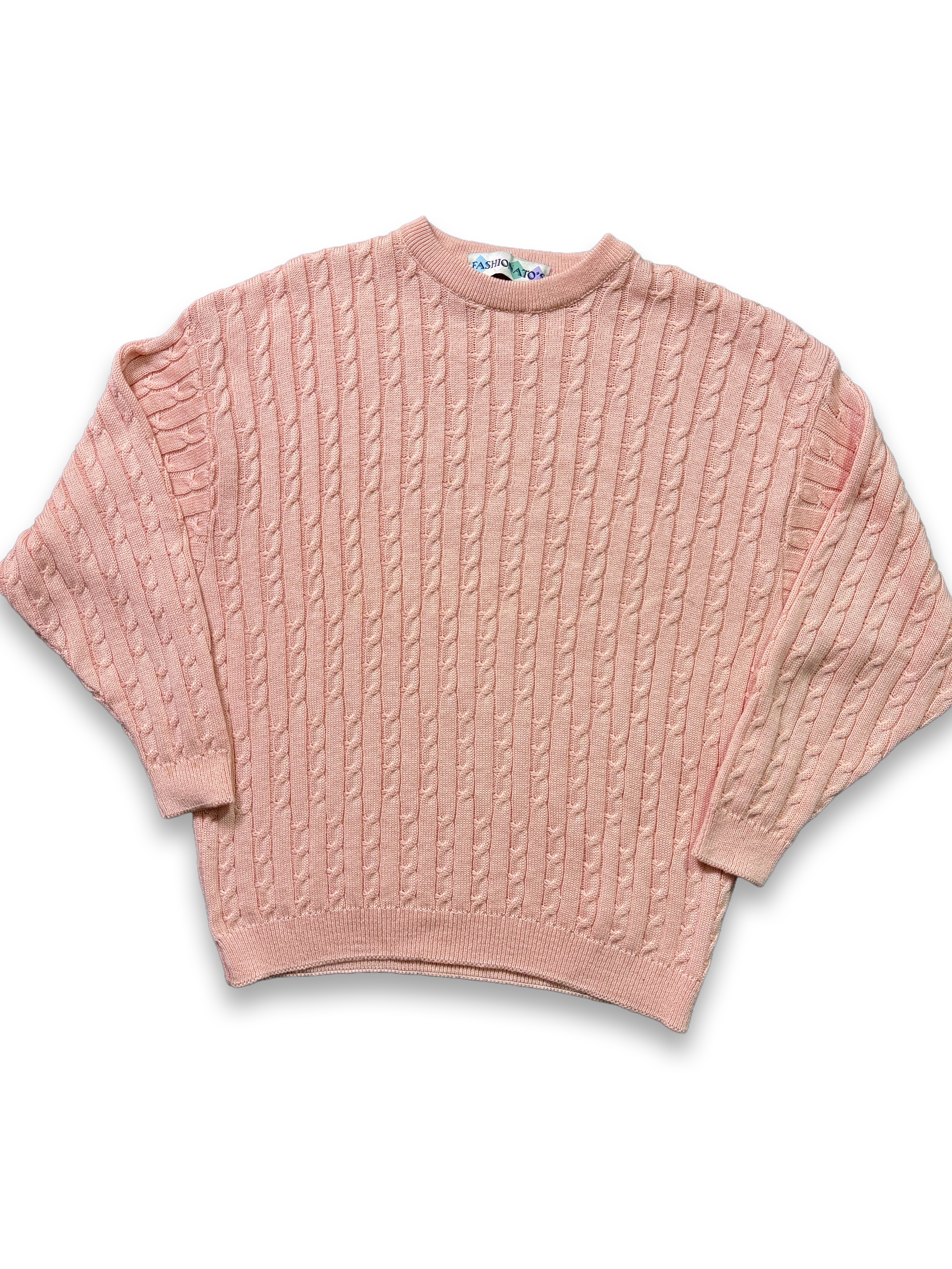 Sweater vintage trenzado (L) 1