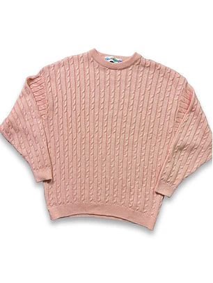 Sweater vintage trenzado (L)