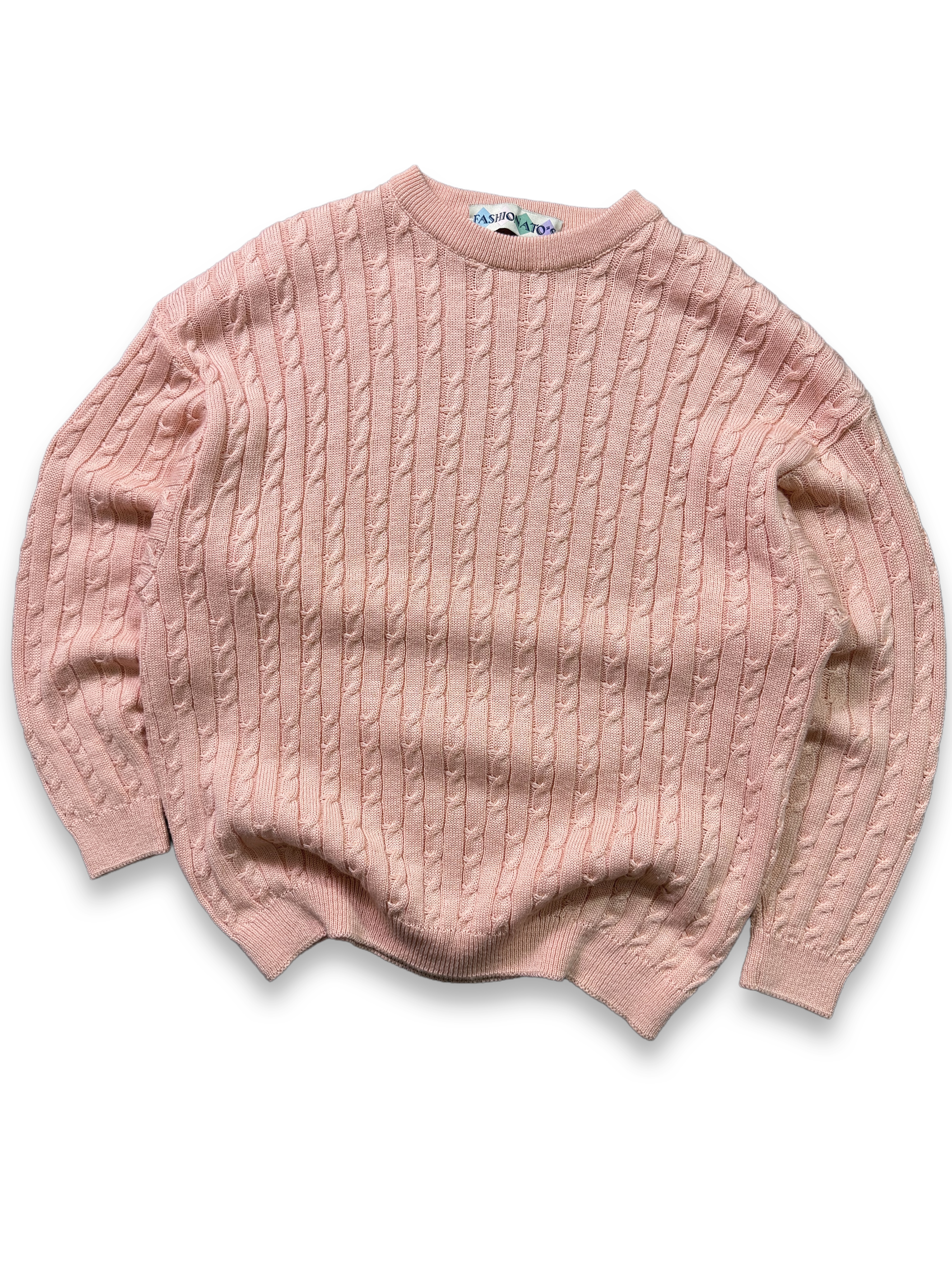Sweater vintage trenzado (L) 2