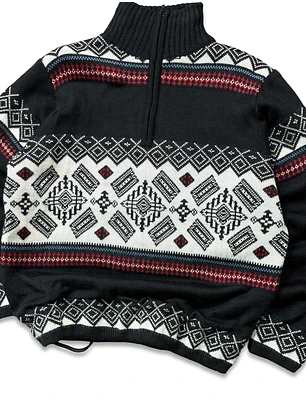 Chaqueta-sweater con forro (L)
