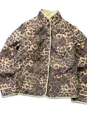 Chaqueta vintage animal print (S)