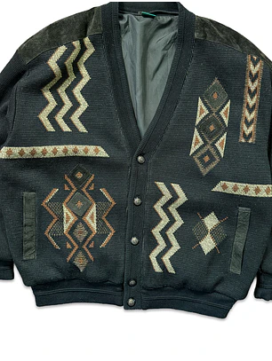 Chaqueta-sweater grueso con forro (L-XL)