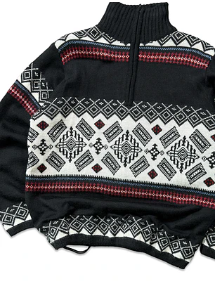 Chaqueta-sweater con forro (L)