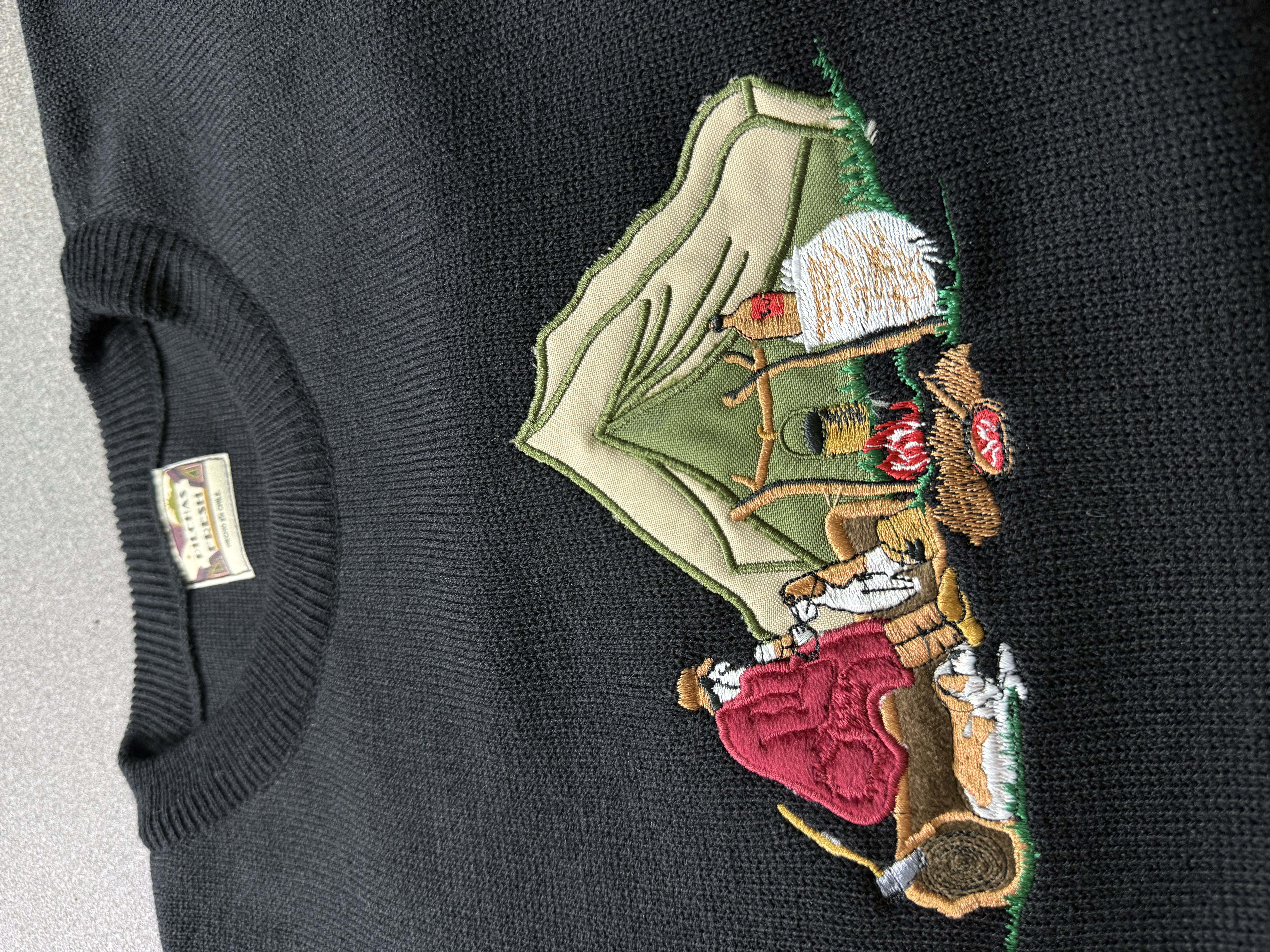 Sweater outdoor retro  bordado NUEVO 2