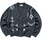 Cardigan vintage grueso lana  (L-XL) - Miniatura 1