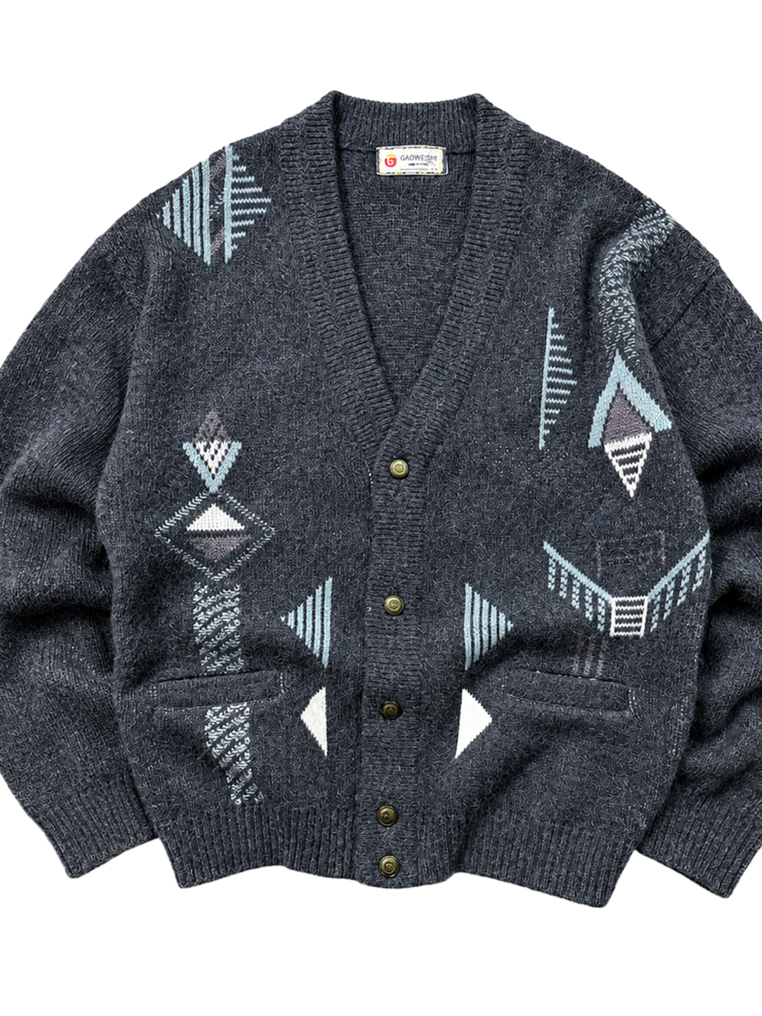 Cardigan vintage grueso lana  (L-XL) 2