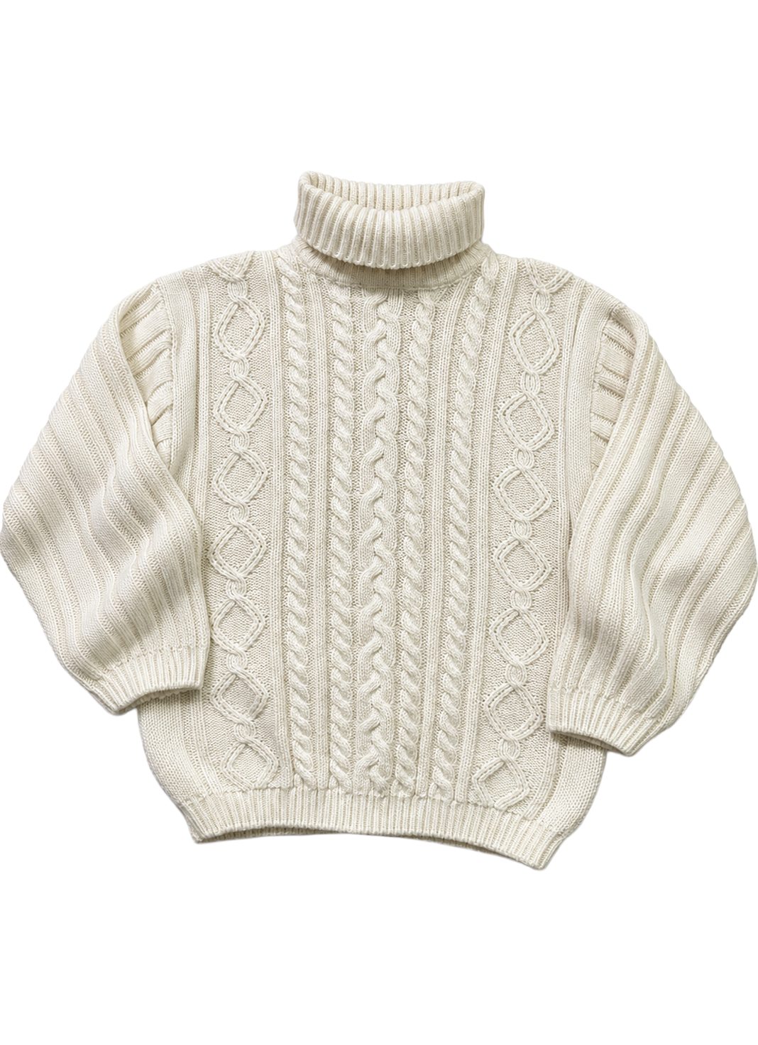 Sweater vintage trenzado (L) 1