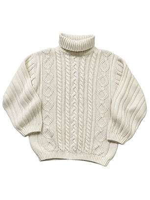 Sweater vintage trenzado (L)