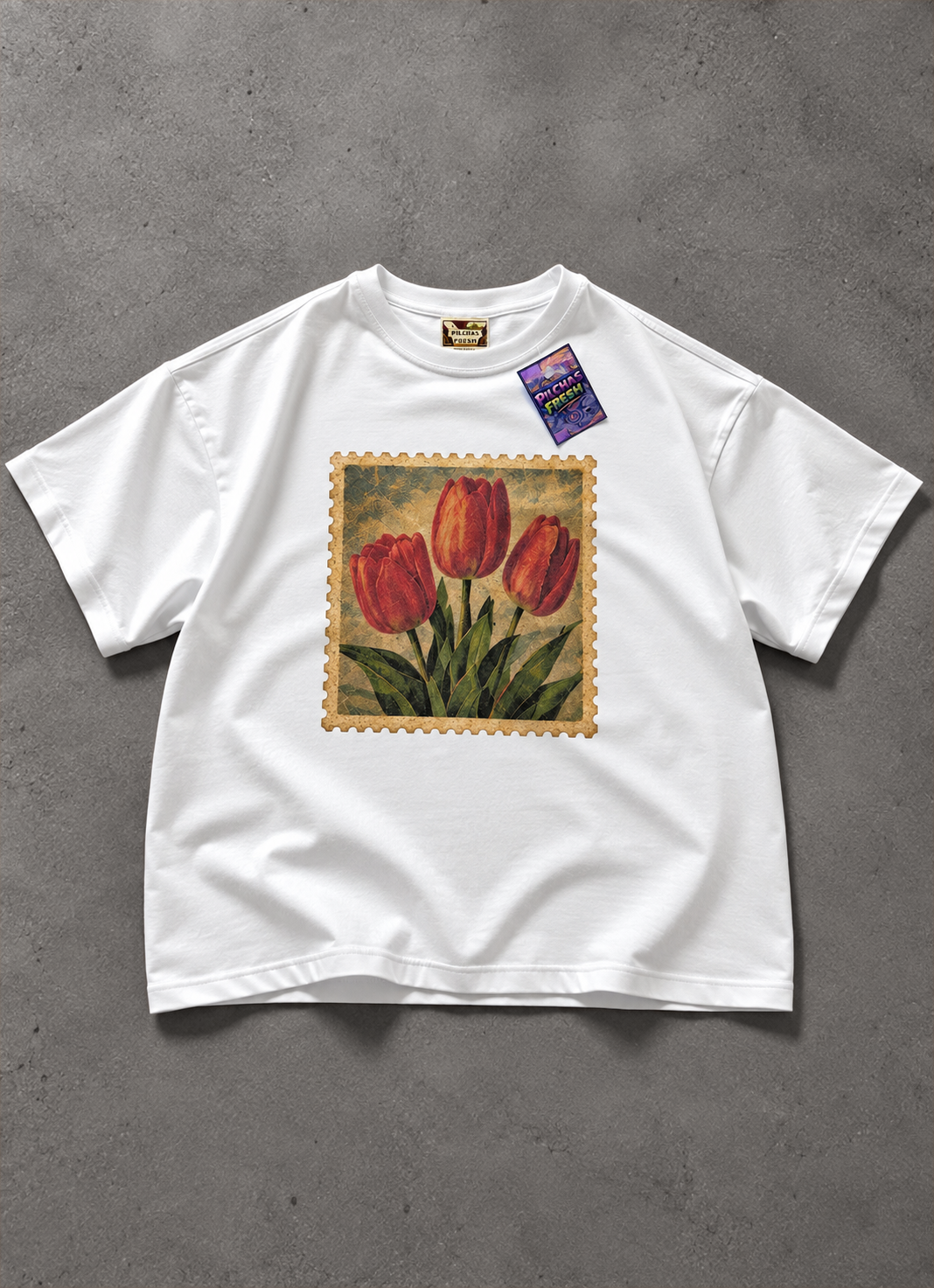 Polera  tulipanes P.fresh nueva 1