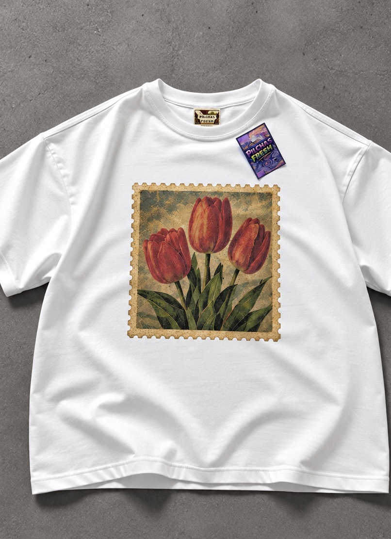 Polera  tulipanes P.fresh nueva 2