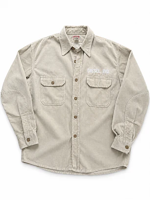 Diesel sobrecamisa gruesa cotele vintage (L)