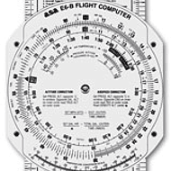 E6-B FIBERBOARD FLIGHT COMPUTER BY ASA 