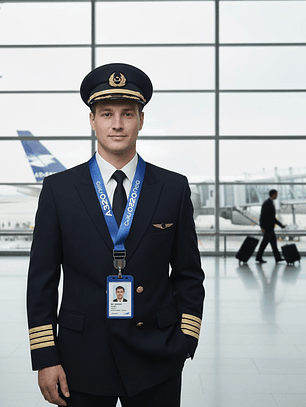 LANYARD AZUL A320 / A320NEO – Edición Piloto & Crew