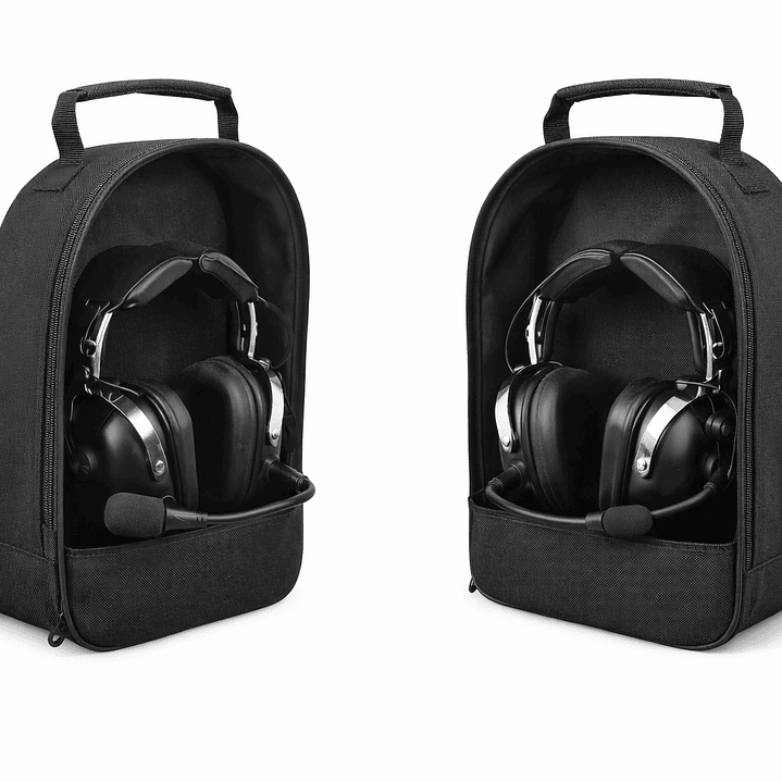 BOLSA PARA  HEADSETS DE AVIÓN UFQ | Compatible con UFQ, David Clark y más 1