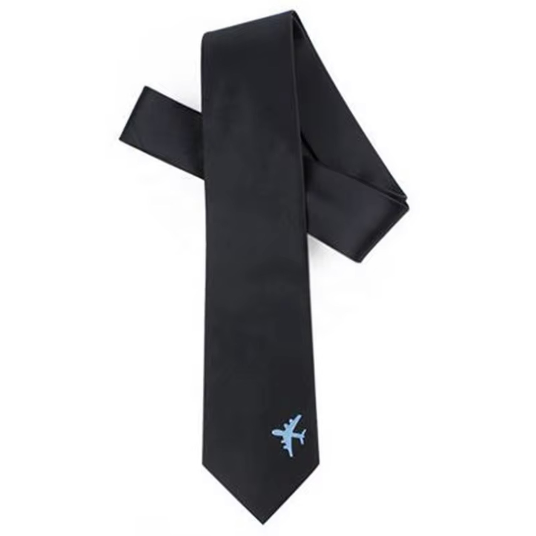 CORBATA AVIACIÓN AVIÓN  BORDADO 4