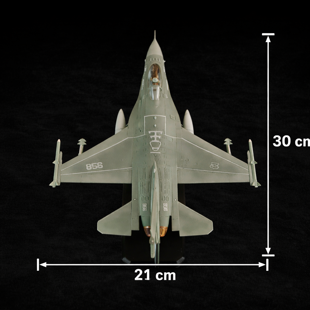 F-16 FUERZA AÉREA DE CHILE MODELO A ESCALA- COPIAR 3