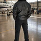 Chaqueta de Cuero de Piloto 