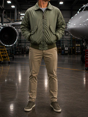 Chaqueta de Vuelo Estilo CWU-45/P
