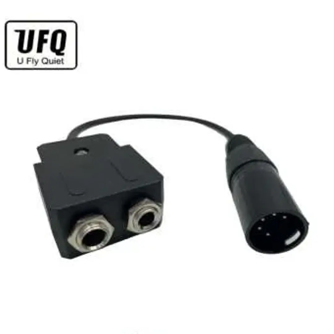 ADAPTADOR PARA HEADSETS PLUG GA-AIRBUS UFQ 1