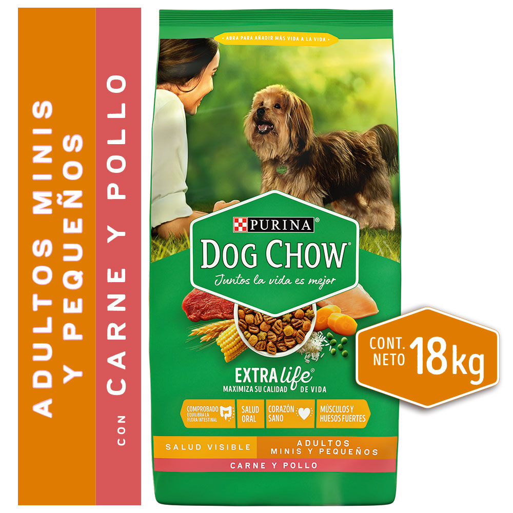 Dog Chow Adulto Raza Pequeña 18kg