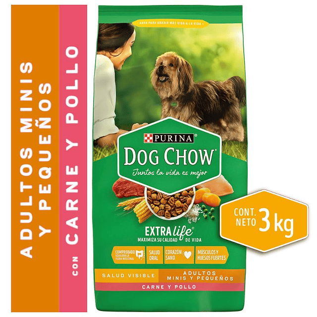 Dog Chow Adulto Raza Pequeña 3kg