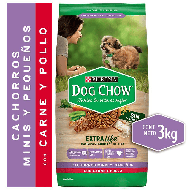 Dog Chow Cachorro Raza Pequeña 3kg