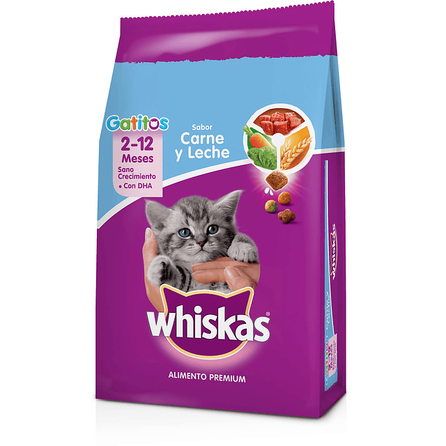 Whiskas Gatitos Carne y Leche 10 kg 