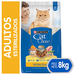 Cat Chow Esterilizados 8kg Adulto Control Peso