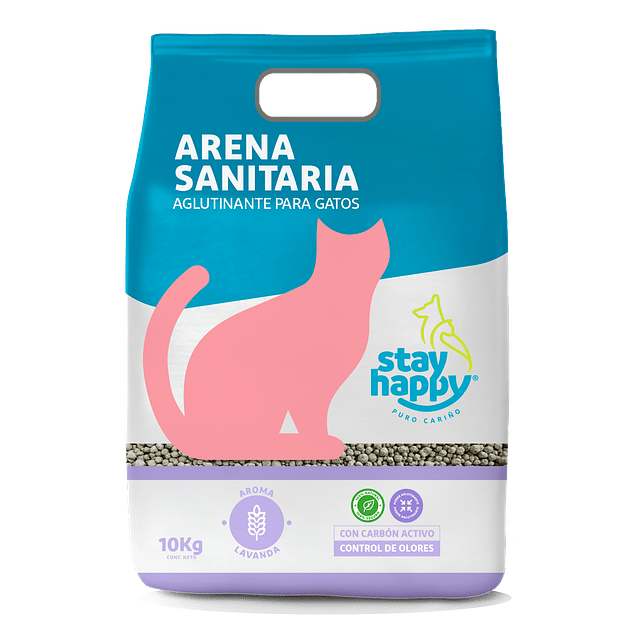 Arena Stay Happy Lavanda 10KG