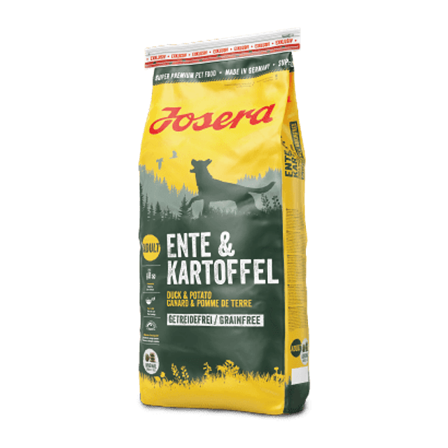 Josera Ente&kartoffel 15kg (Pato) Libre de Grano