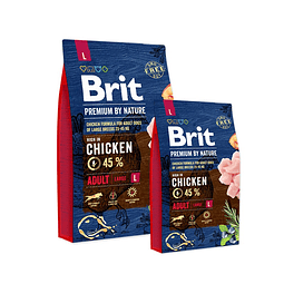 BRIT PREMIUM BY NATURE ADULT LARGE 15KG 