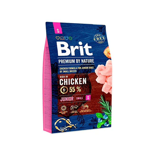 BRIT PREMIUM BY NATURE JUNIOR SMALL 3KG 